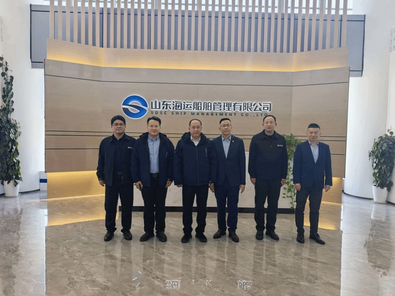 学院党委书记徐国旺走访山东海运船舶管理有限公司